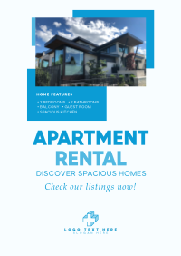 Apartment Rental Real Estate Poster