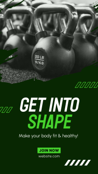 Get Into Shape Facebook Story