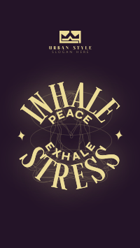 Stress Relieve Meditation Facebook Story