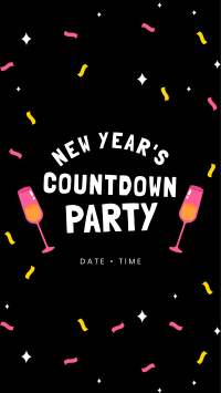 New Year Countdown Party Instagram Story