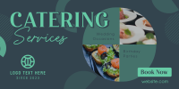 Food Catering Services Twitter Post Design