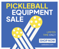 Mid-Century Pickleball Sale Facebook Post Design