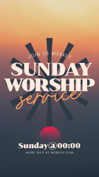 Sunday Worship Instagram Story