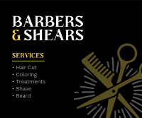 Barbers & Shears Facebook Post