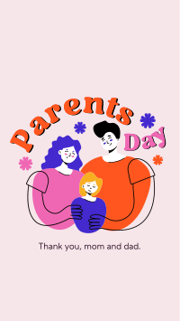 Happy Mommy & Daddy Day Facebook Story