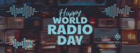 Celebrate World Radio Day Facebook Cover