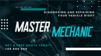 Abstract Professional Motor Mechanic Animation