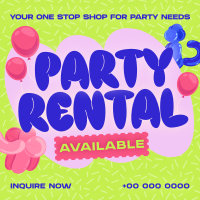 Cutesy Party Rental Instagram Post Image Preview