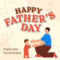 Father's Day Greeting Instagram Post