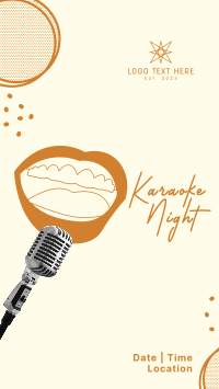 Karaoke Classics Night Instagram Story