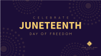 Happiest Juneteenth Zoom Background