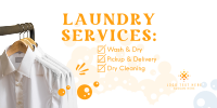 Laundry Services List Twitter Post