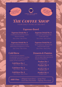 Espresso Menu example 3