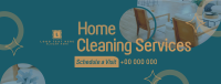 Modern Cleaning Service Facebook Cover Image Preview