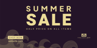 Summer Waves Sale Twitter Post