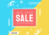 Midyear Sale Postcard