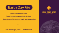 Earth Day Tips Animation
