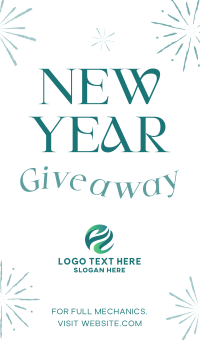 New Year Giveaway Facebook Story