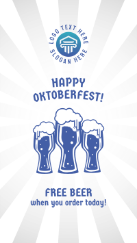 Happy Oktoberfest Facebook Story