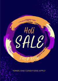 Holi Powder Explosion Sale Poster