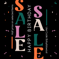 Hooray Birthday Promo Instagram Post