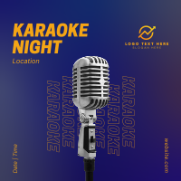Karaoke Night Gradient Instagram Post