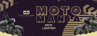 Moto Mania Rough Facebook Cover Design