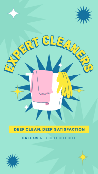 Sparkling Cleaners Instagram Reel Design