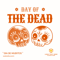 Dia De Muertos Instagram Post example 1