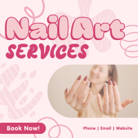 Nail Art Services Instagram Post