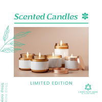 Limited Edition Scented Candles Instagram Post