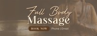 Full Body Massage Facebook Cover