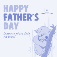 Father's Day Koala Linkedin Post Image Preview