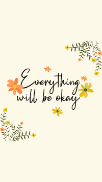 Everything will be okay Facebook Story