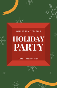 Christmas Box Countdown Invitation