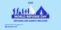 Welcome Refugee Day Twitter Post