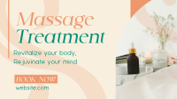 Simple Massage Treatment Facebook Event Cover