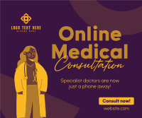 Online Specialist Doctors Facebook Post