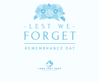 Remembrance Facebook Post example 4