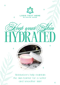 Skincare Hydration Benefits Poster