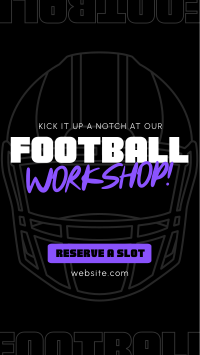 Football Workshop TikTok Video Design