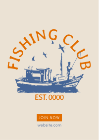 Fishing Club Flyer