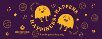 Happiness Is Contagious Facebook Cover