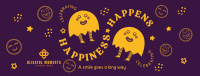 Happiness Is Contagious Facebook Cover Image Preview