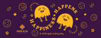 Happiness Is Contagious Facebook Cover Image Preview