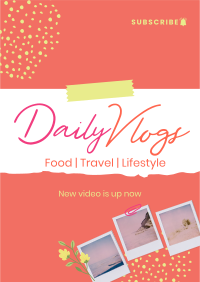 Scrapbook Daily Vlog Flyer