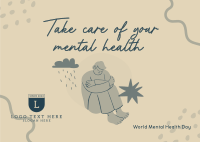 Mental Health Care Postcard