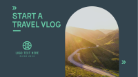 Travel Vlog Facebook Event Cover