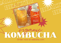 Healthy Kombucha Postcard