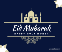 Eid Mubarak Mosque Facebook Post